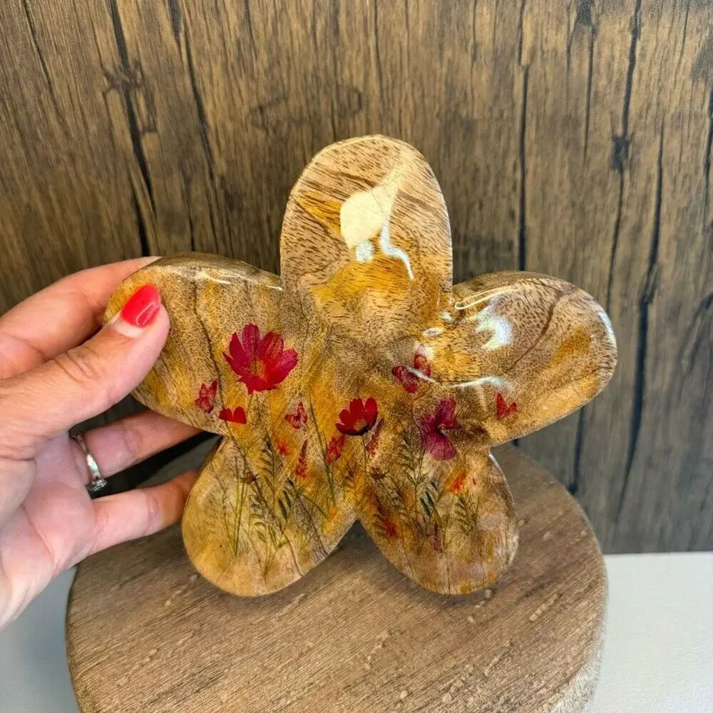 Copied - Home Decor Wood Flower Sitter Summer Home Decor NEW FAST SHIP - Picture 6 of 6